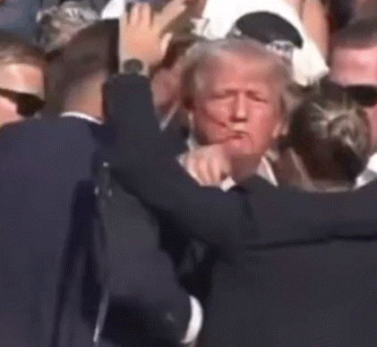 Donald Trump Many Men Fight GIF
