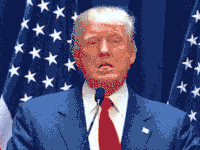 Donald Trump Out Of Breath GIF