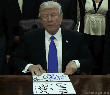 Donald Trump Showing Sanic Drawing GIF