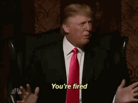 Donald Trump Sitting in Suit Talking