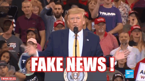 Donald Trump Speaking Into Microphone
