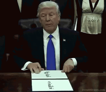 Donald Trump with Forfeit Criminal Paper