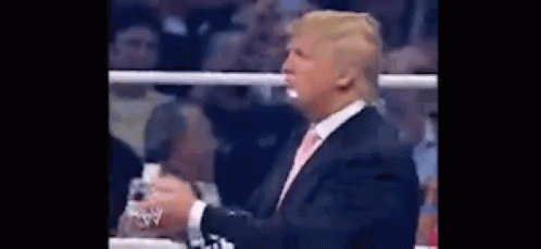 Donald Trump Wwe Stunner By Steve Austin GIF