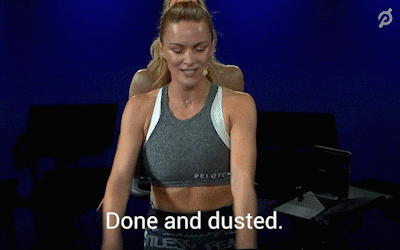Done And Done Woman Finish Exercise GIF