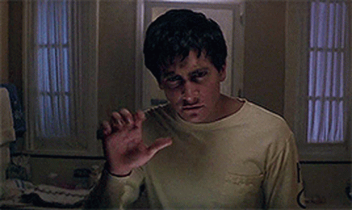 Donnie Darko Confused Space Barrier GIF