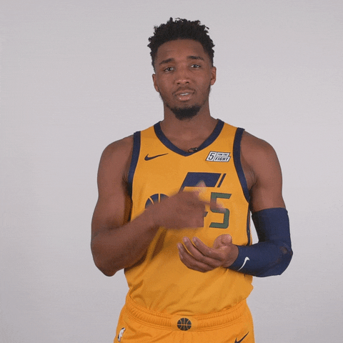 Donovan Mitchell I See You GIF
