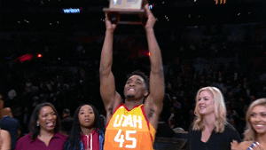 Donovan Mitchell Trophy GIF