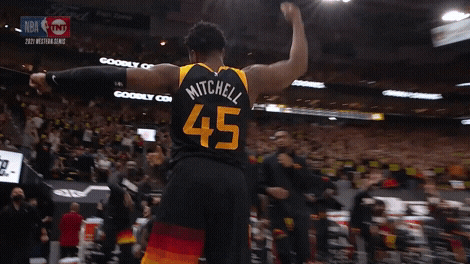 Donovan Mitchell Utah Jazz Angry GIF