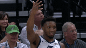 Donovan Mitchell Utah Jazz Five GIF