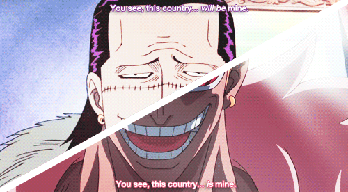 Donquixote Doflamingo And Crocodile Split Screen GIF