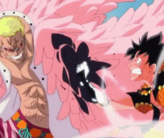 Donquixote Doflamingo And Luffy Fighting GIF
