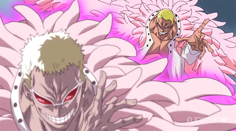 Donquixote Doflamingo Attacking With An Evil Look GIF