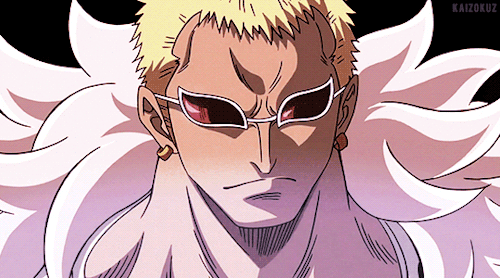 Donquixote Doflamingo From One Piece Looking Disgusted GIF