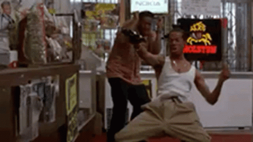 Dont Be A Menace Marlon Wayans Shooting Gun GIF