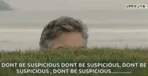 Dont Be Suspicious Peeking Underground GIF