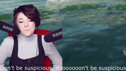 Dont Be Suspicious Rode Lady Gamer GIF