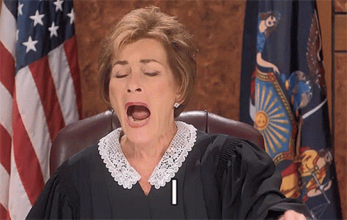 Judge Judy Sheindlin Dont Care GIF
