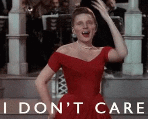 Judy Garland Dont Care GIF