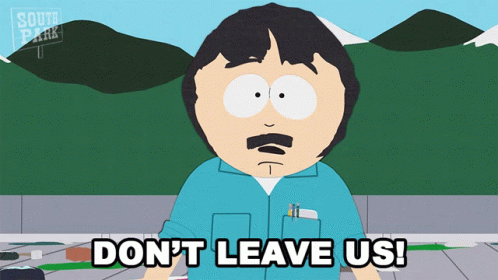 Dont Go Randy Marsh South Park GIF