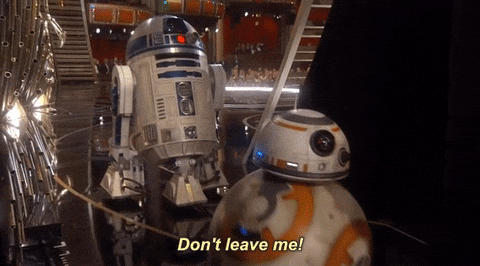 Dont Leave Me C3po Star Wars GIF