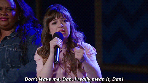 Dont Leave Me Jessica Mckena Singing GIF