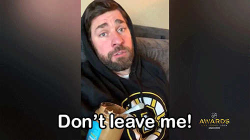 Dont Leave Me Over Acting Ice Hockey Player GIF