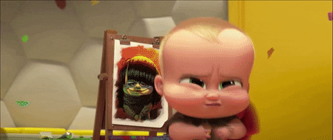 Dont Look At Me Jimbo Boss Baby GIF