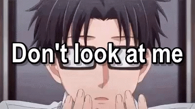 Dont Look At Me Shy Hirotaka Nifuji GIF
