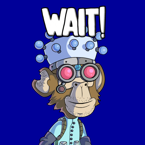 Dont Move Cartoon Monkey Wait GIF