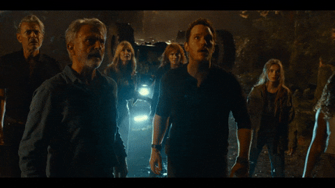 Dont Move Chris Pratt Jurassic World GIF