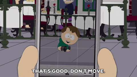 Dont Move Eric Cartman South Park GIF