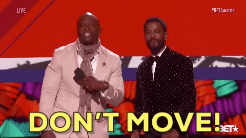 Dont Move Terry Crews Bet Awards GIF