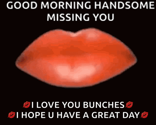 Donut Good Morning Handsome Missing You