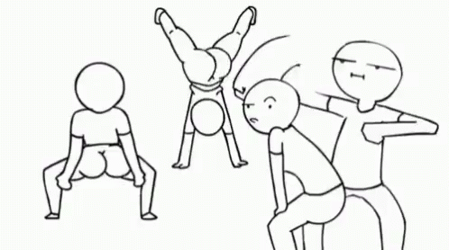 Doodle Art Back It Up Dance GIF