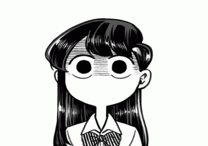 Doodle Komi Shaking GIF