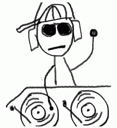 Doodle Thats Hip Hop Disk Jockey GIF