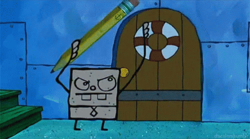 Doodlebob And Spongebob Squarepant GIF