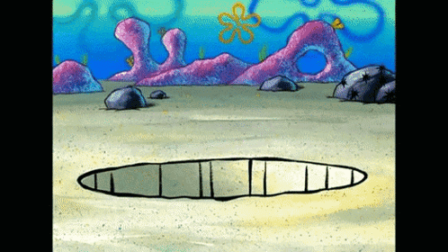 Doodlebob Draw Bowling Ball GIF