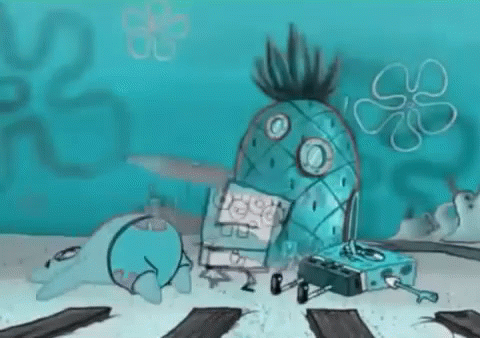 Doodlebob Spongebob Retro GIF
