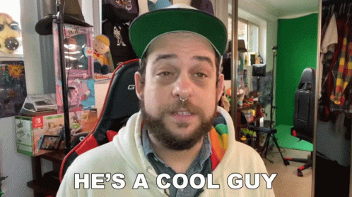 Doody Beard Says He's A Cool Guy GIF