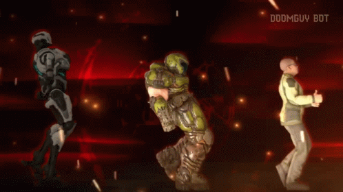 Doomguy Bot Walking