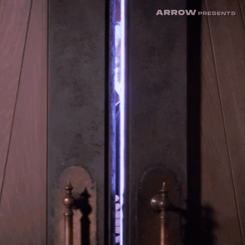 Door With Arrow Presents GIF