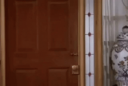 Door With Stained Glass Window