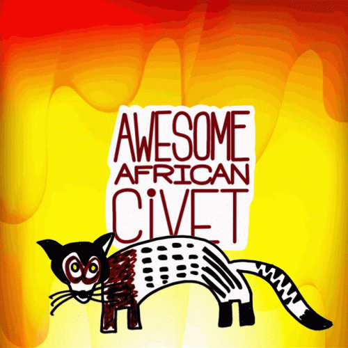 Dope Cartoon African Civet GIF