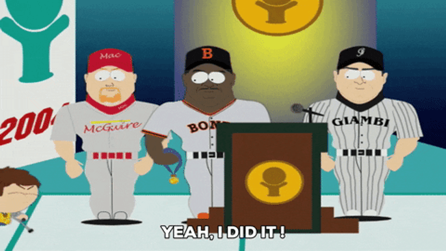 Dope Cartoon Southpark Winning Baseball GIF