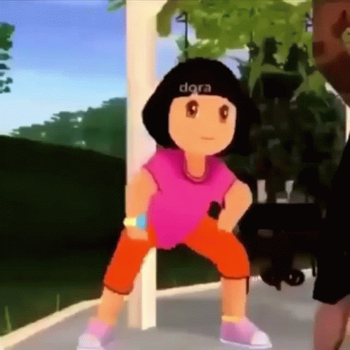 Animated Dora Is Dancing GIF