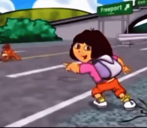 Dora Car Crash Meme GIF