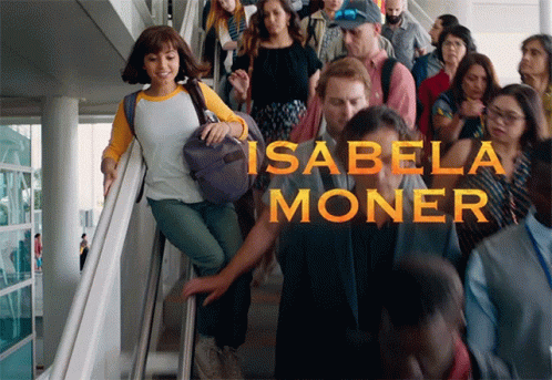 Dora Isabela Merced Sliding In A Stairway GIF