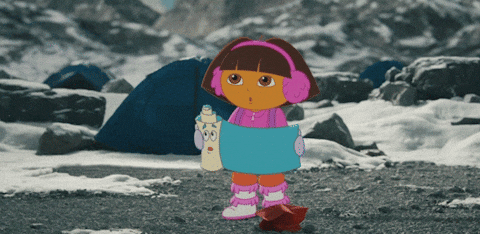 Dora Meme Checking The Map GIF