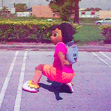Dora Meme Dancing In The Parking Area GIF